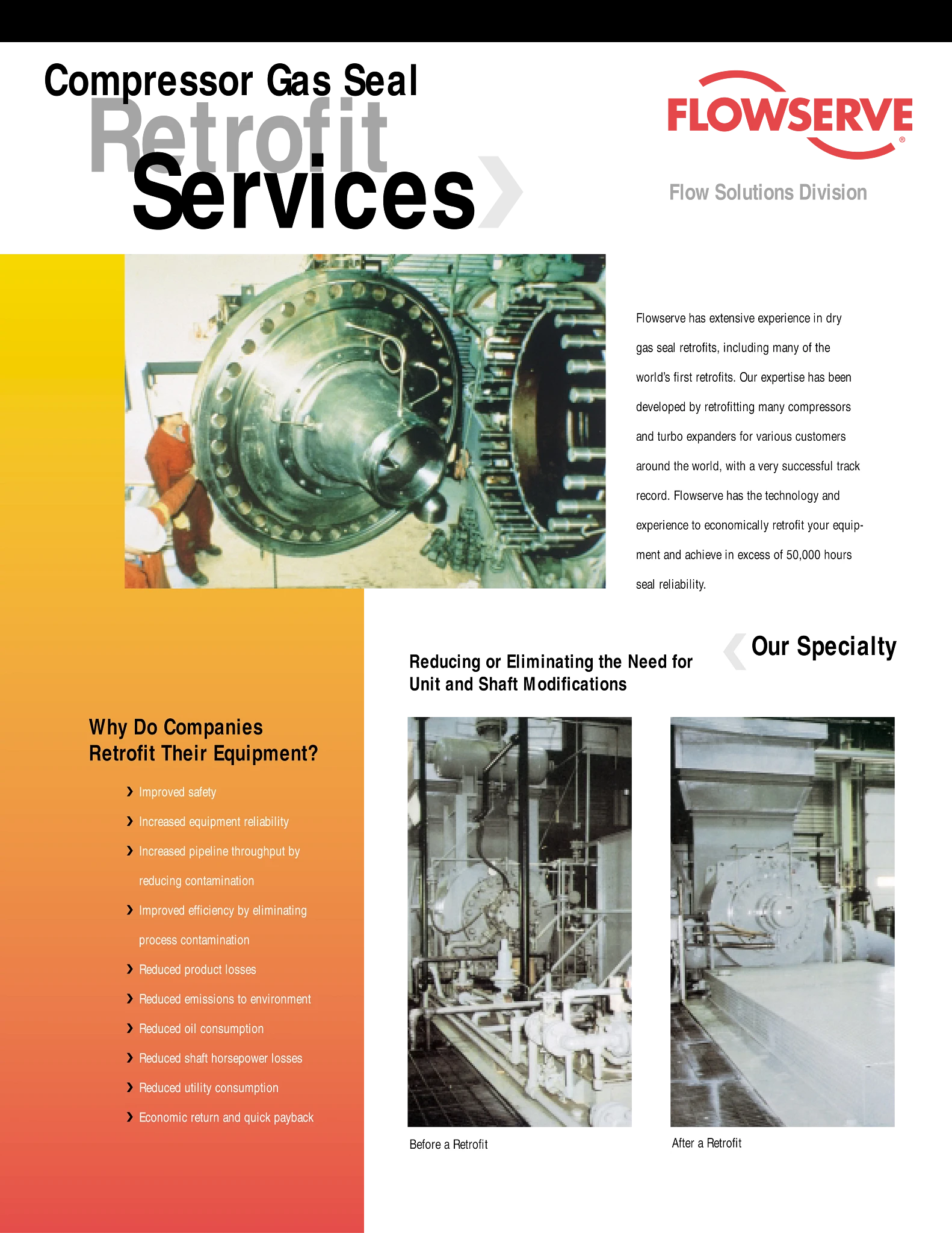 改型服务-压缩机气封