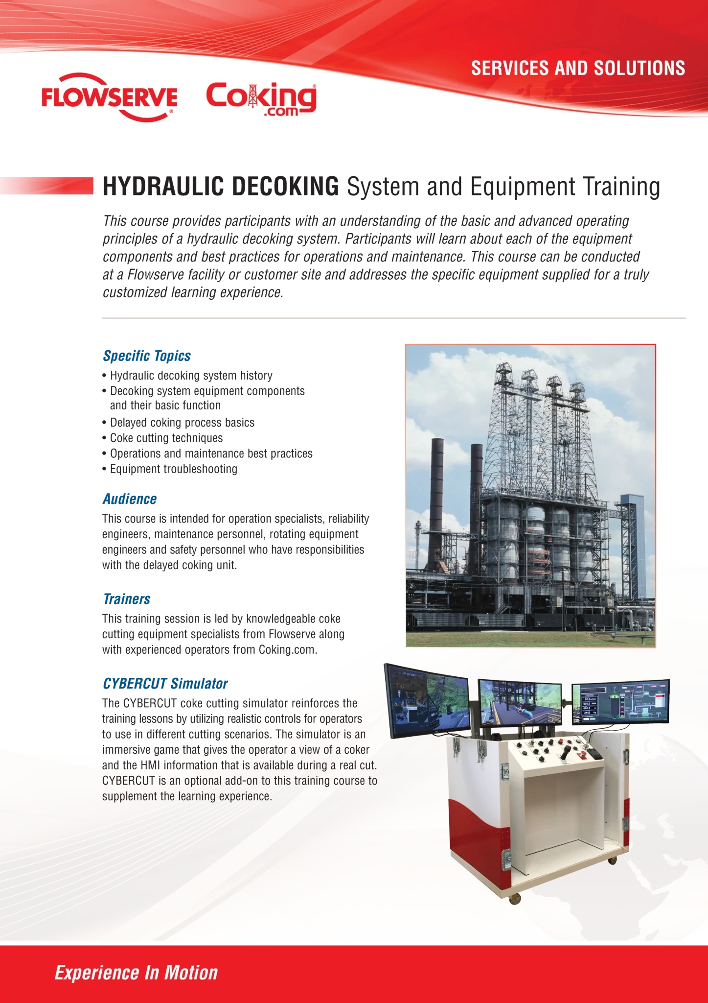 液压除焦系统和设备培训