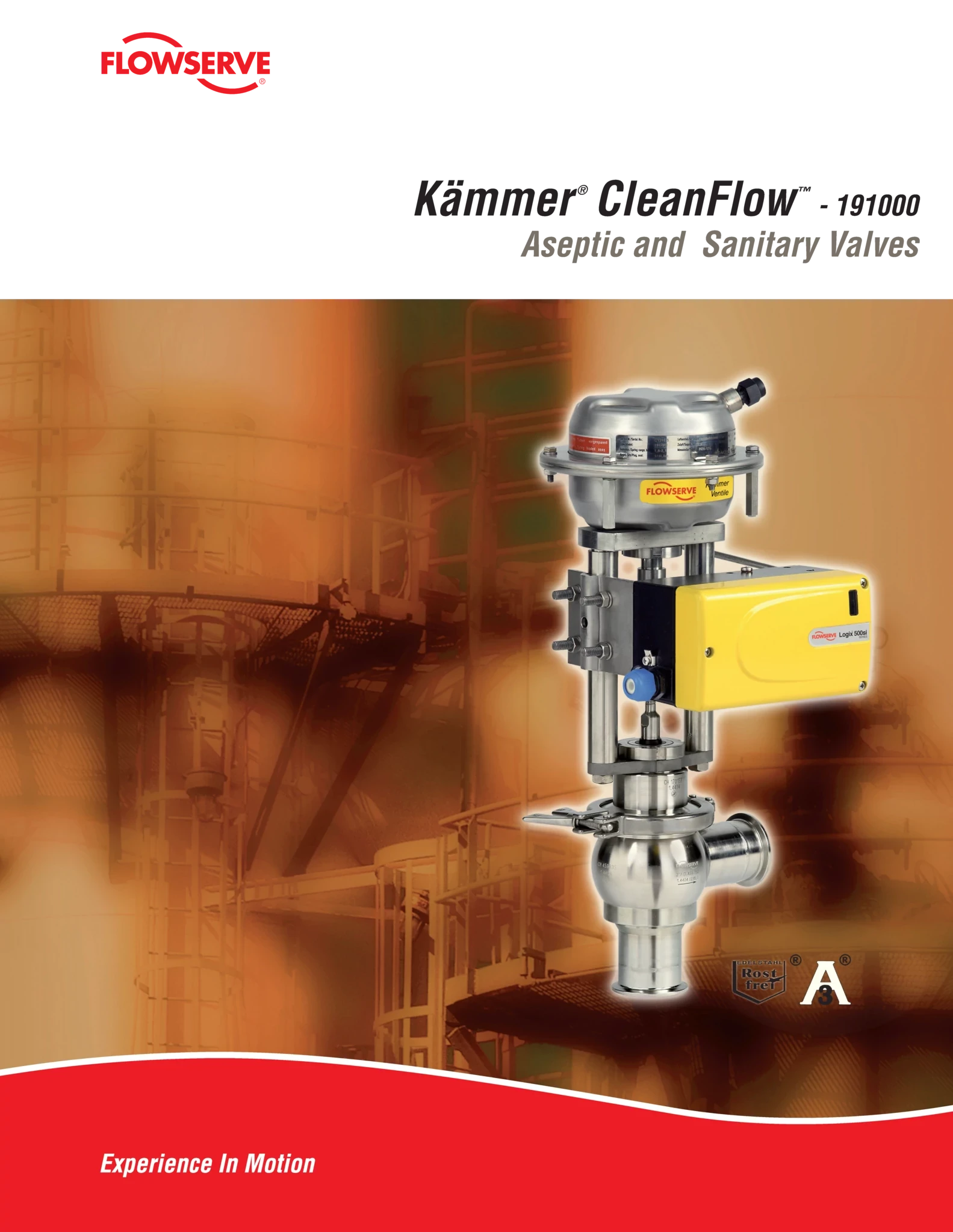 Kämmer CleanFlow系列191000无菌卫生阀手册