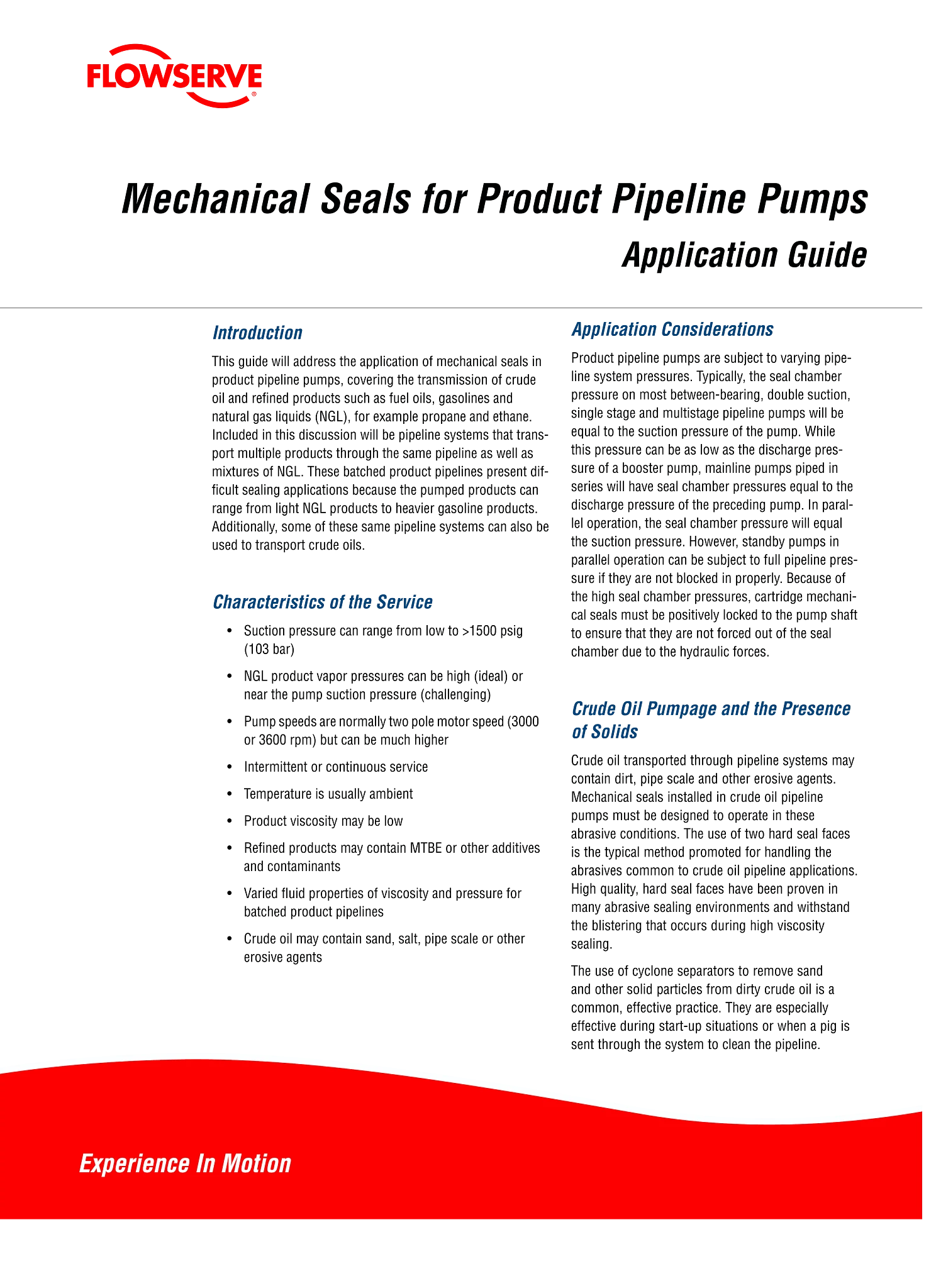产品管道泵机械密封