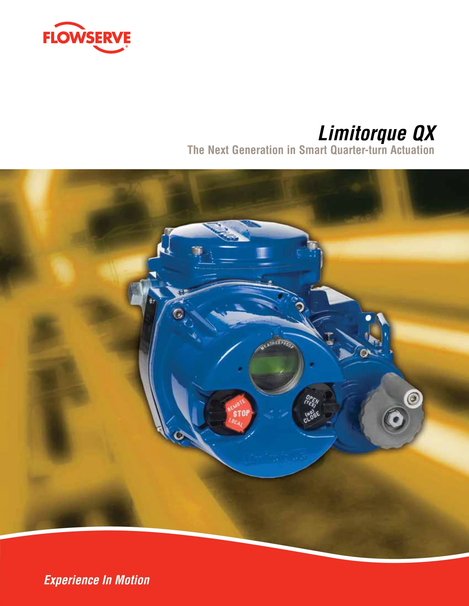 Limitorque QX阀门执行器 - 下一代智能直角回转执行机构手册