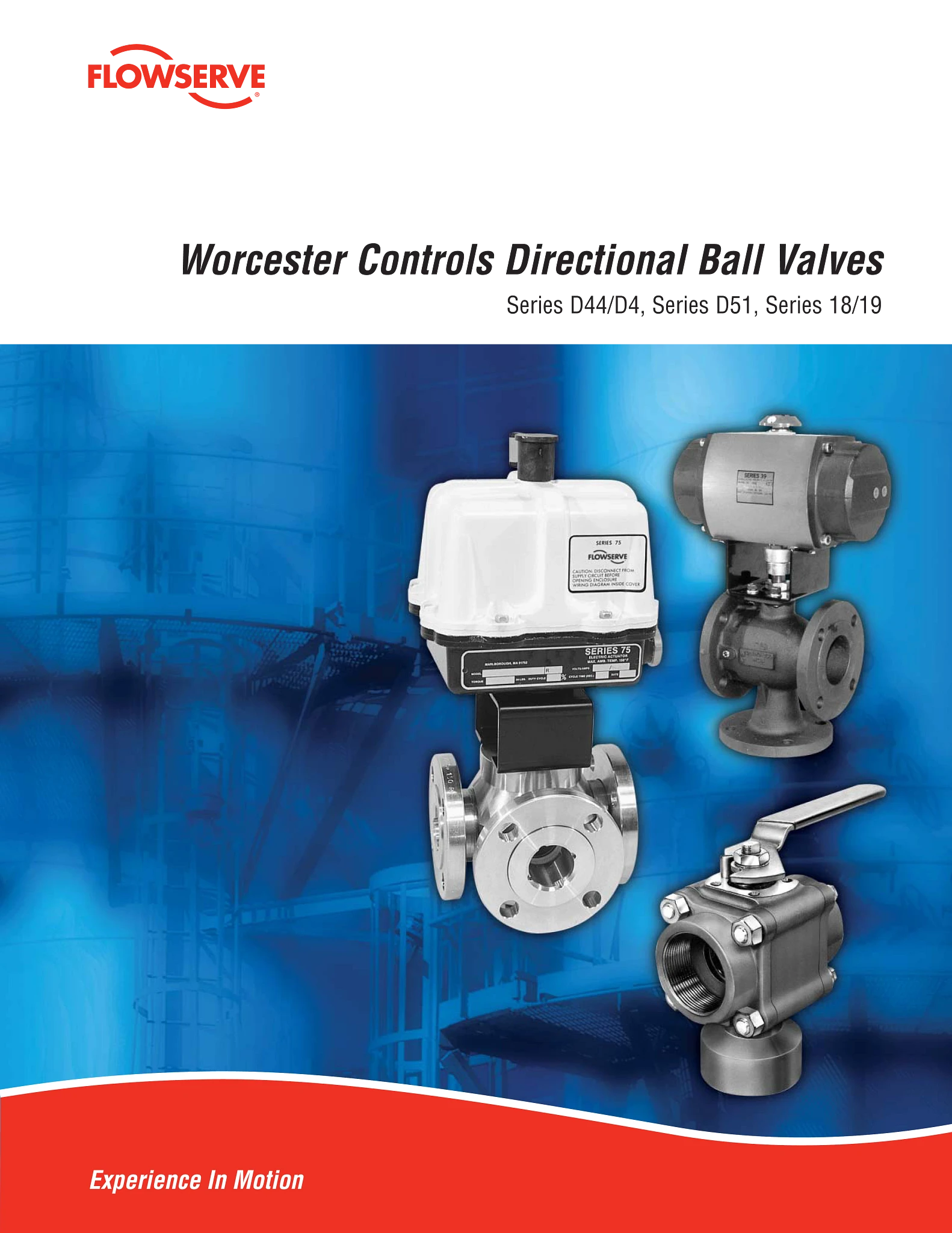 Worcester Controls D44/D4、 D51、 18/19换向球阀手册（美洲）