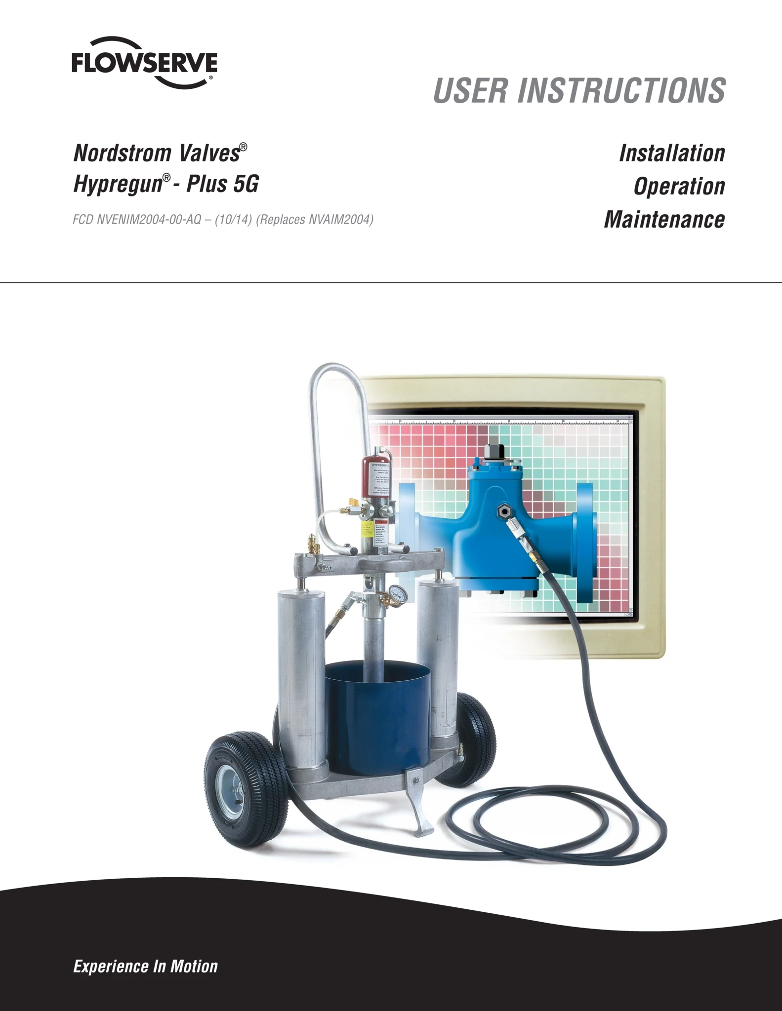 Nordstrom Hypregun-Plus 5 G气动阀密封剂注入器使用说明（IOM）