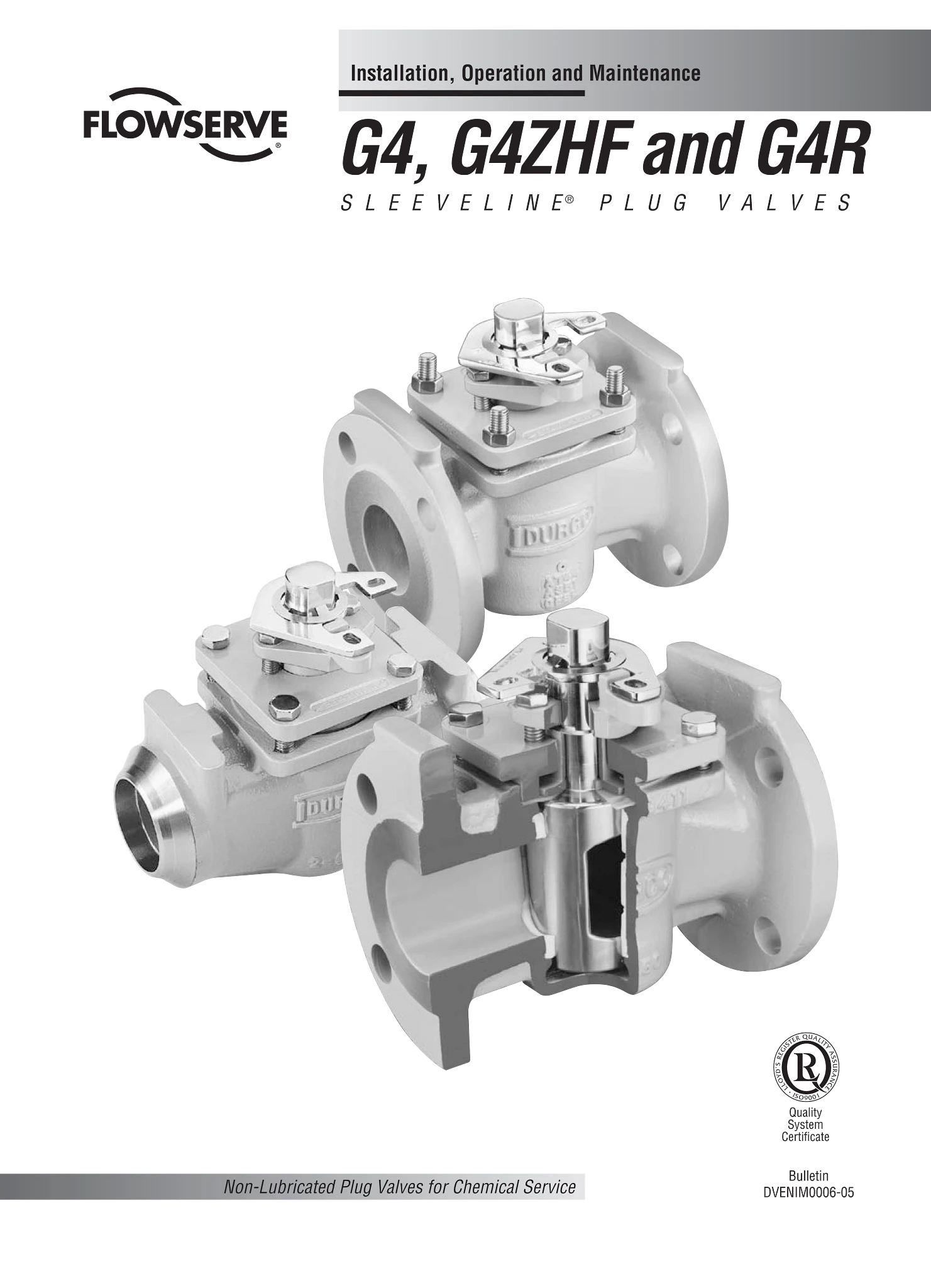 Durco G4系列安装、操作和维护IOM