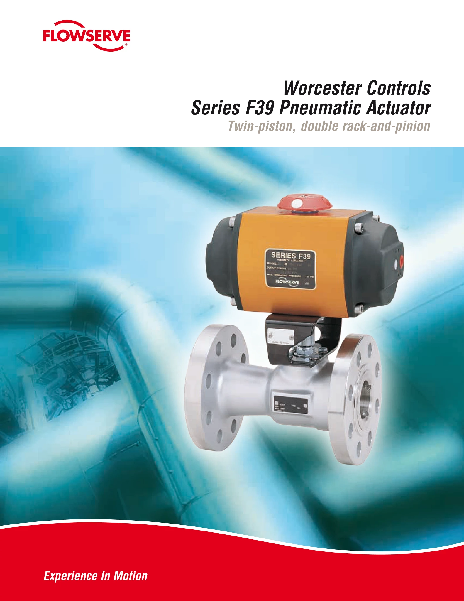 Worcester Controls 系列 F39气动执行器- 手册