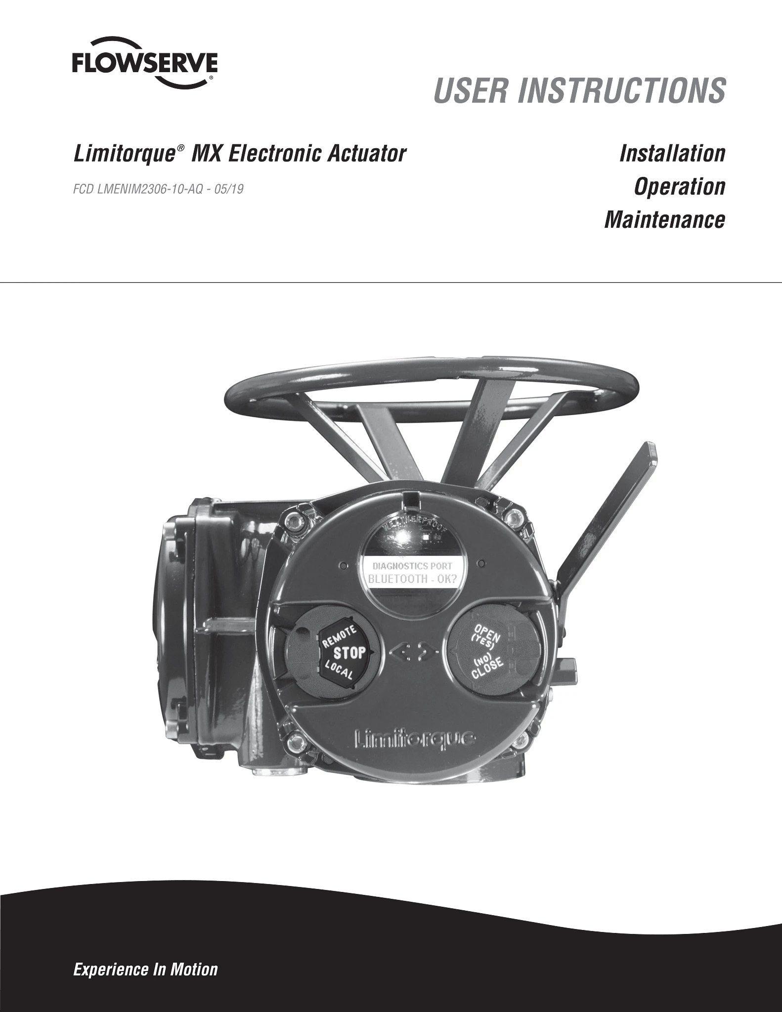 Limitorque MX执行器用户说明(IOM)