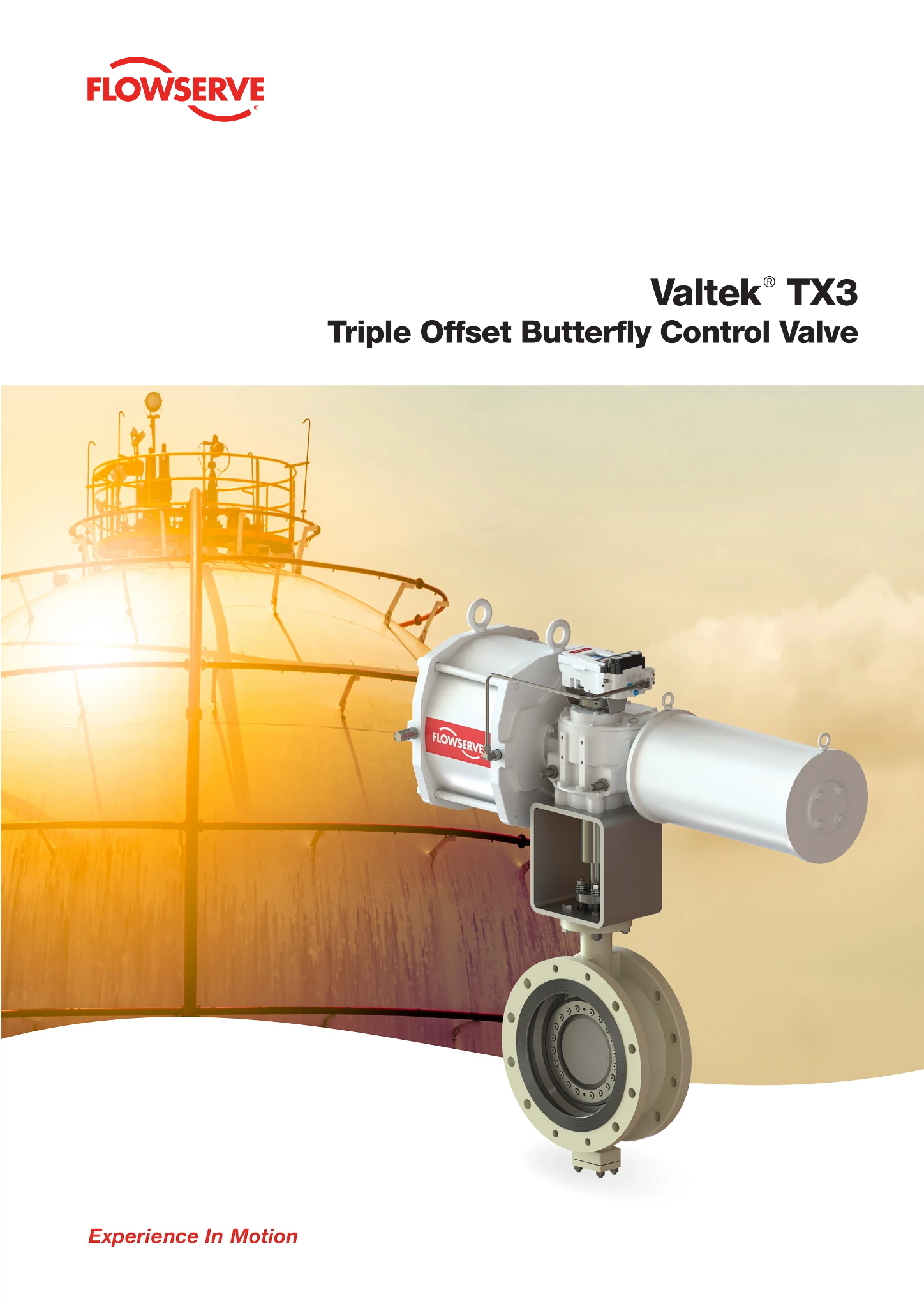 Valtek TX3三偏心蝶形控制阀 - 手册