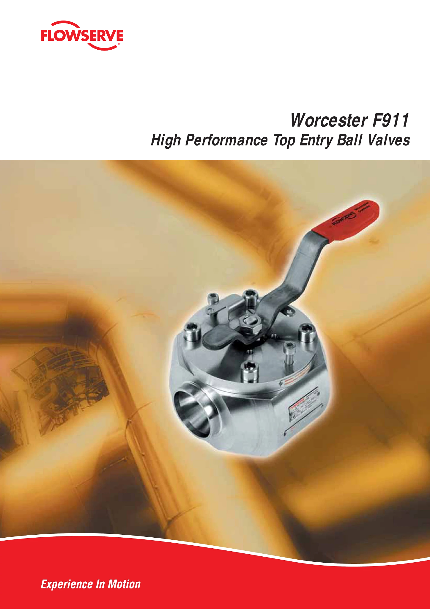 Worcester Controls F911高性能顶装球阀（欧洲/亚洲）