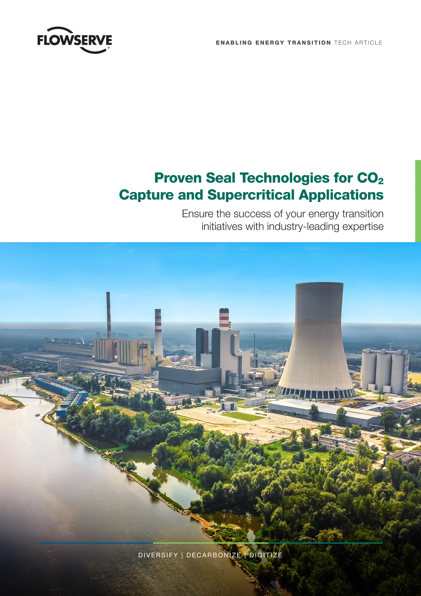 用于CO2捕集和超临界应用的成熟密封技术