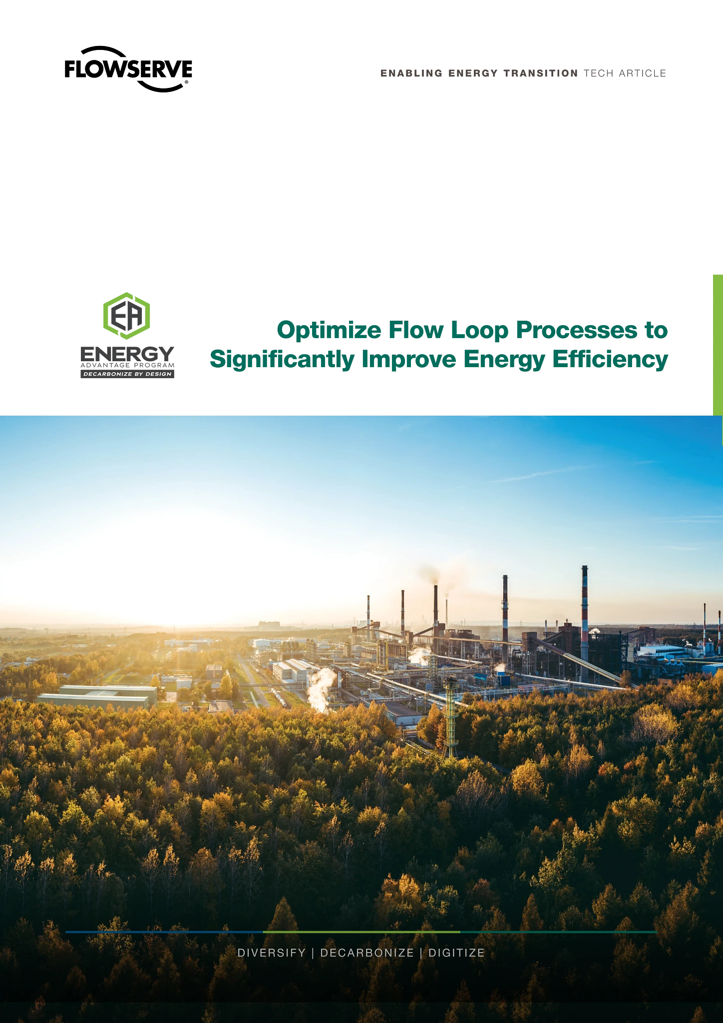 优化流动环路工艺,显著提高能源效率