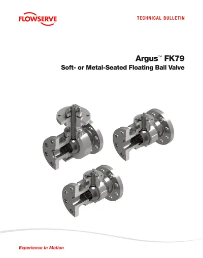 Argus® FK79软阀座或金属阀座浮动球阀 - 技术公告