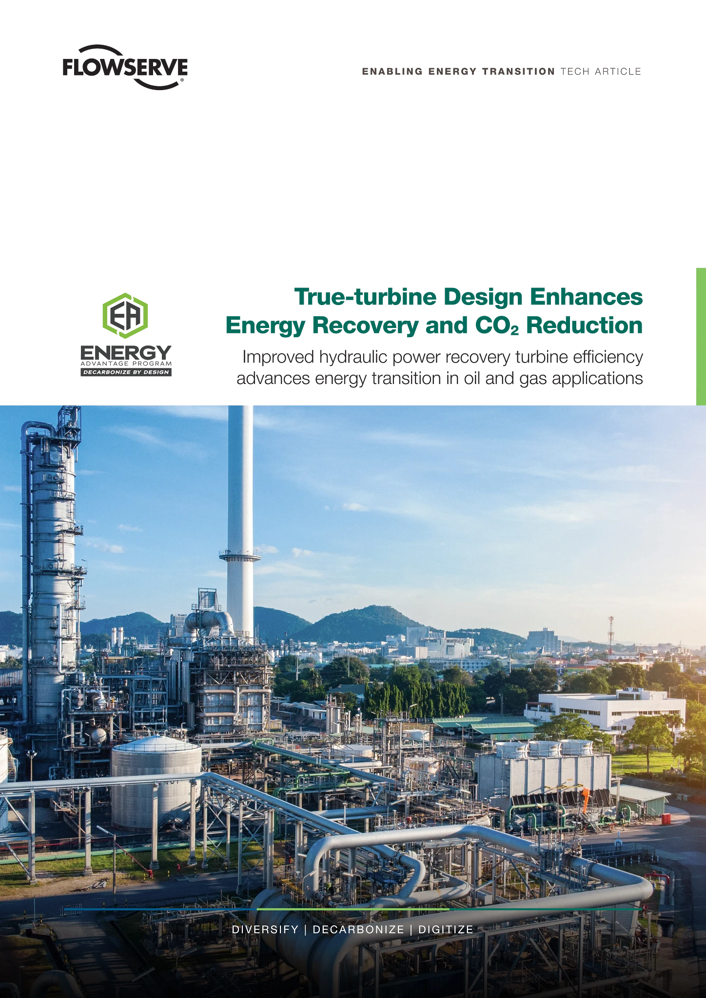 真正的涡轮设计增强了能量回收与CO2减排